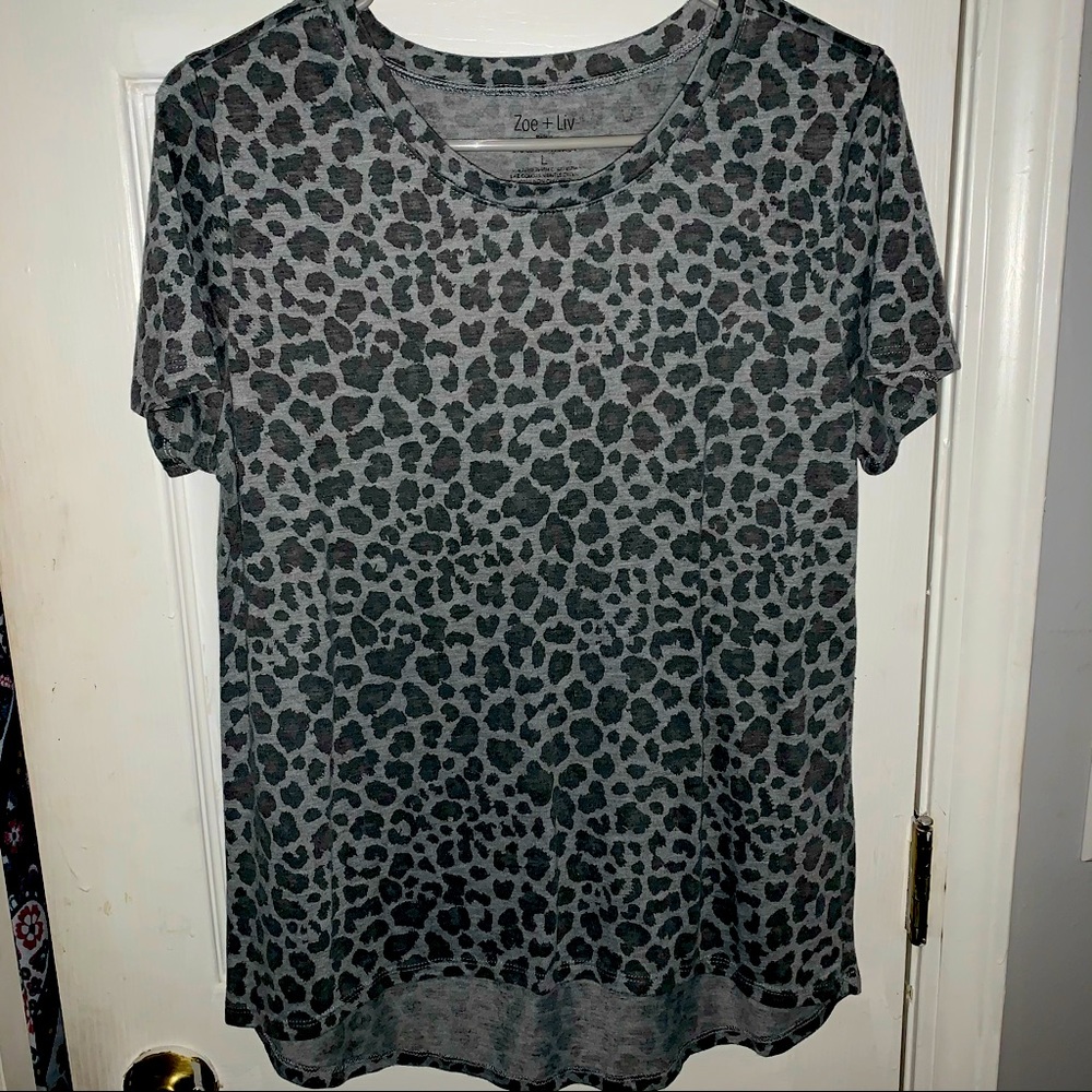 Cheetah Print Tee